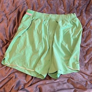 Mens medium lululemon 7" linerless running shorts